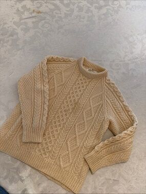 Cozy Cream Cable Knit Turtleneck Sweater
